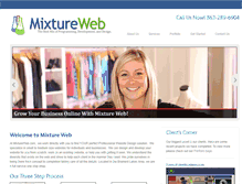 Tablet Screenshot of mixtureweb.com